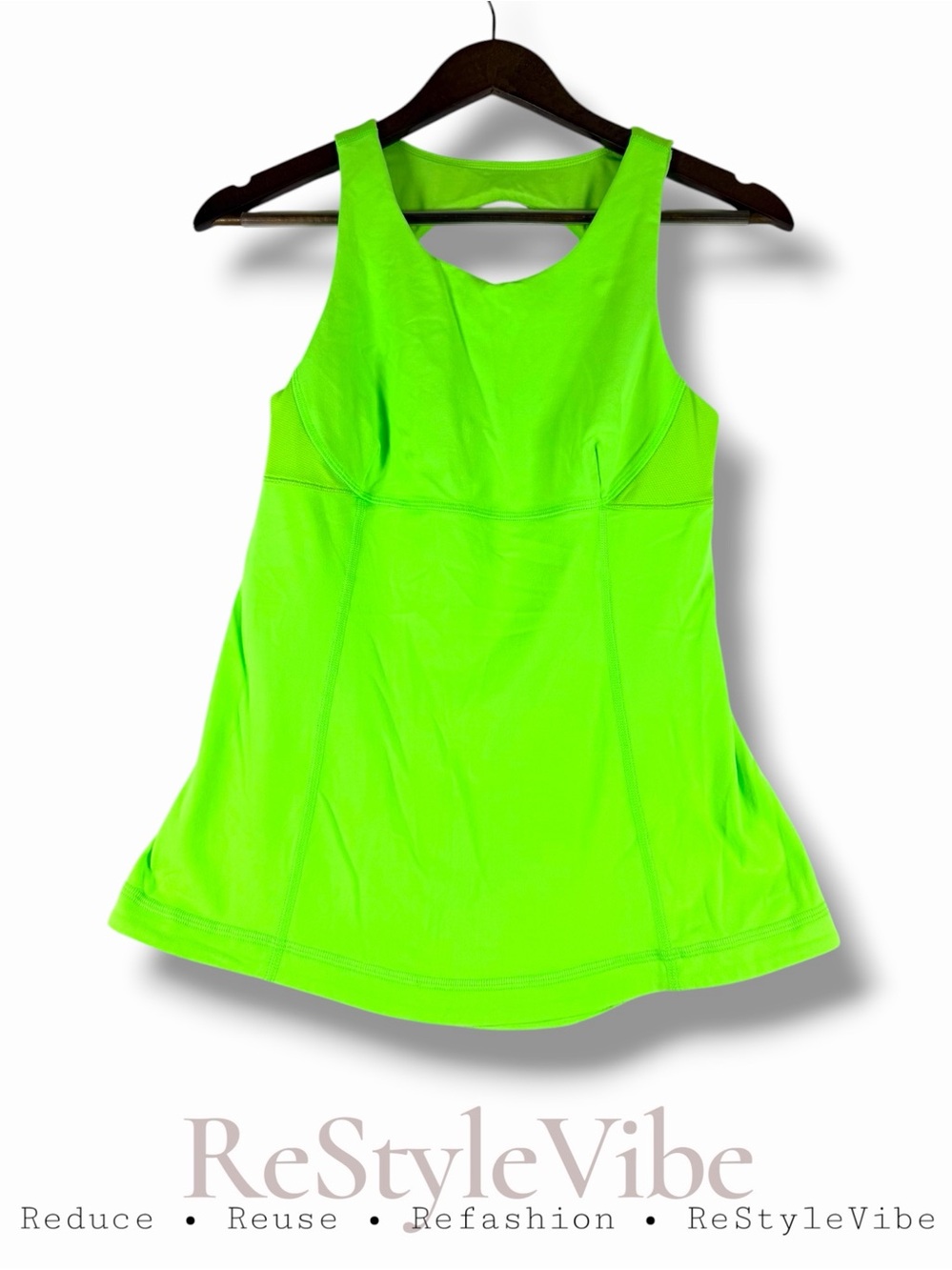 LULULEMON Women’s Size S Top Tank Built In Bra Light Support High Neckline